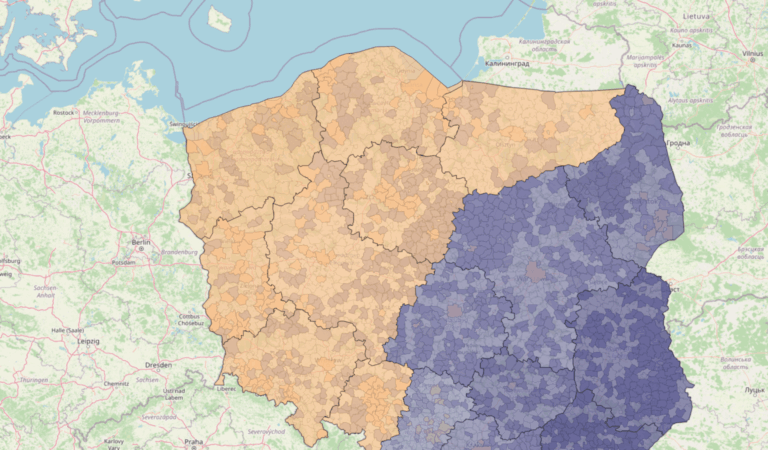 Czy Polska naprawdę się zmieniła? Zmienne wybory, niezmienne granice zaborów